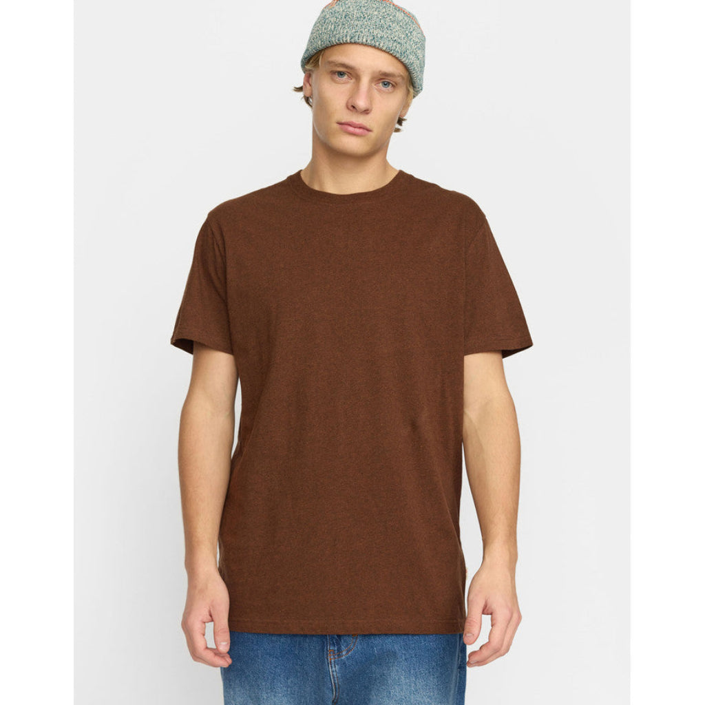 REVOLUTION - Regular T-shirt -1510 Brown