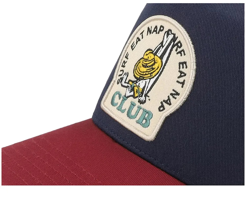 Coastal - Trucker Cap HFT Nap Club Navy/Wine