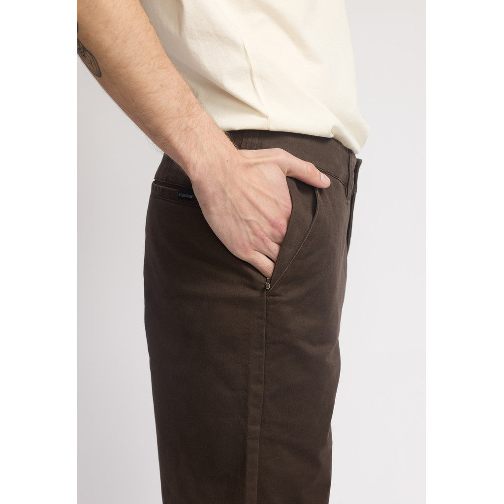 REVOLUTION -  Chino Trousers 5872 Brown