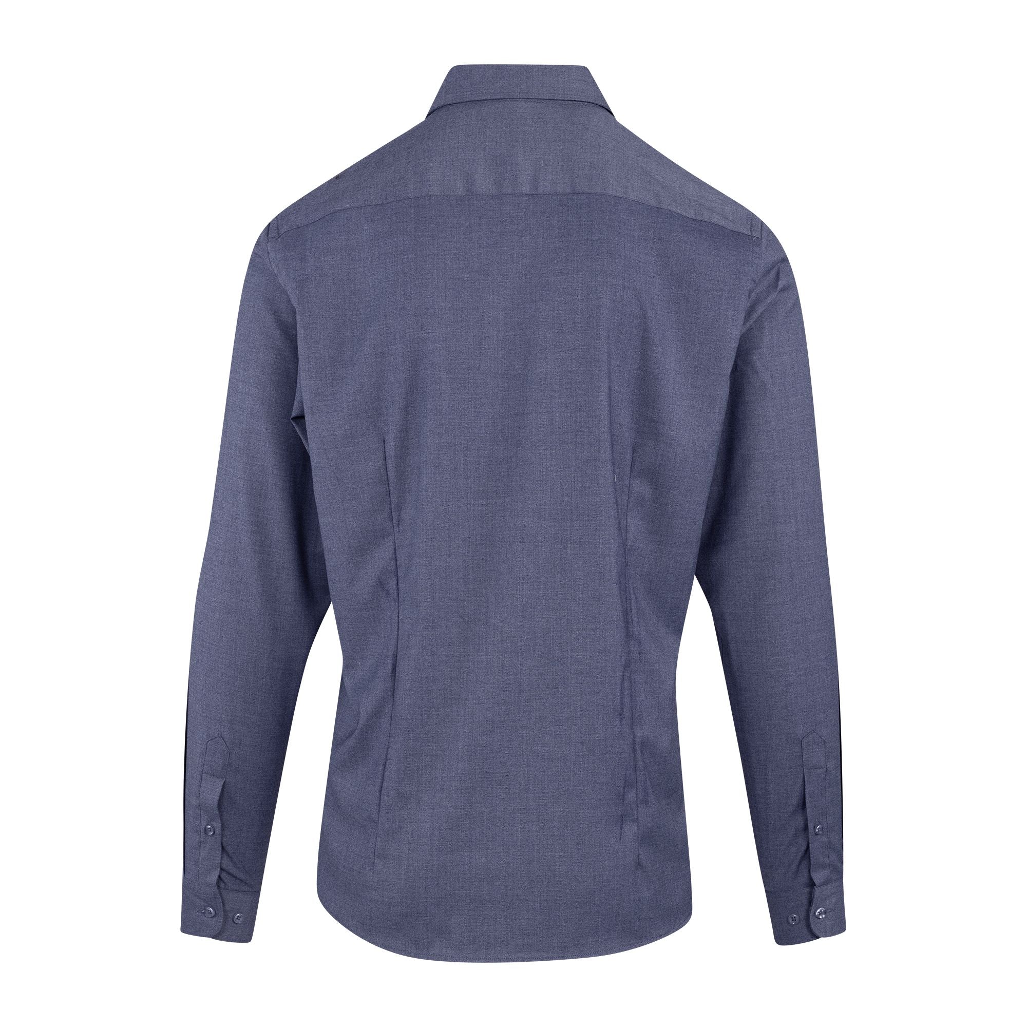 Urban Pioneers - Brimi LS Shirt DARK BLUE MELANGE