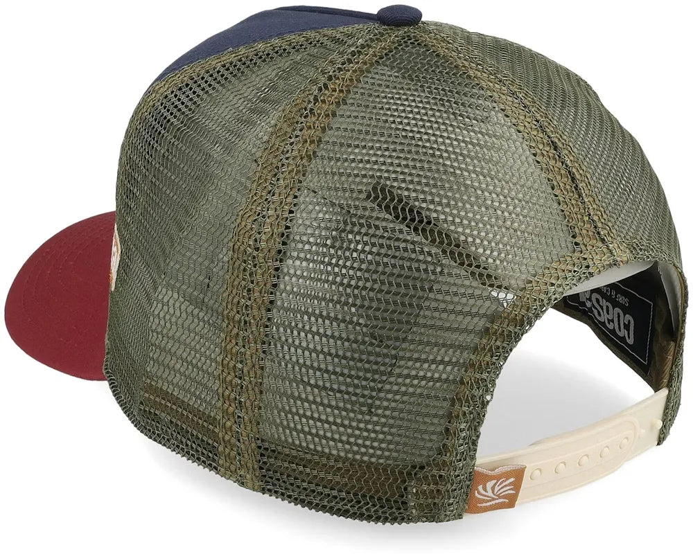 Coastal - Trucker Cap HFT Nap Club Navy/Wine