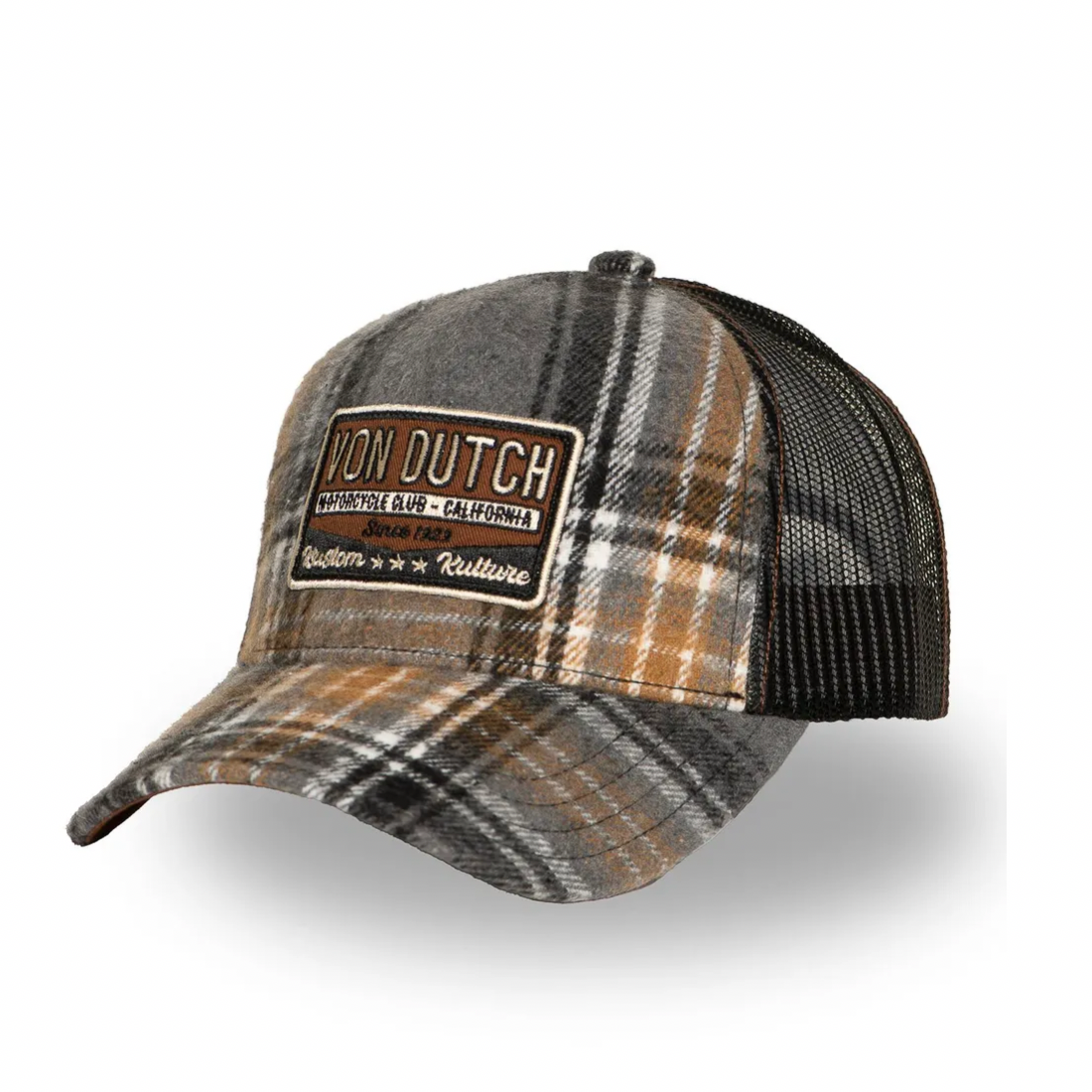 VON DUTCH - FLANNEL PATCH TRUCKER