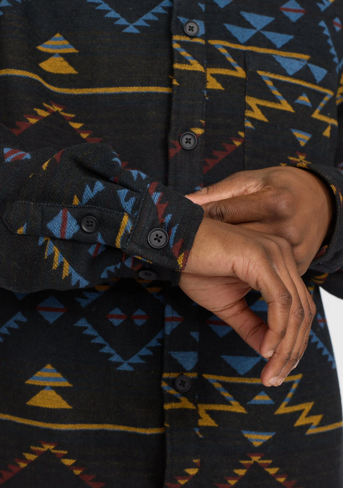 REVOLUTION- Casual Shirt / 3195 - Black