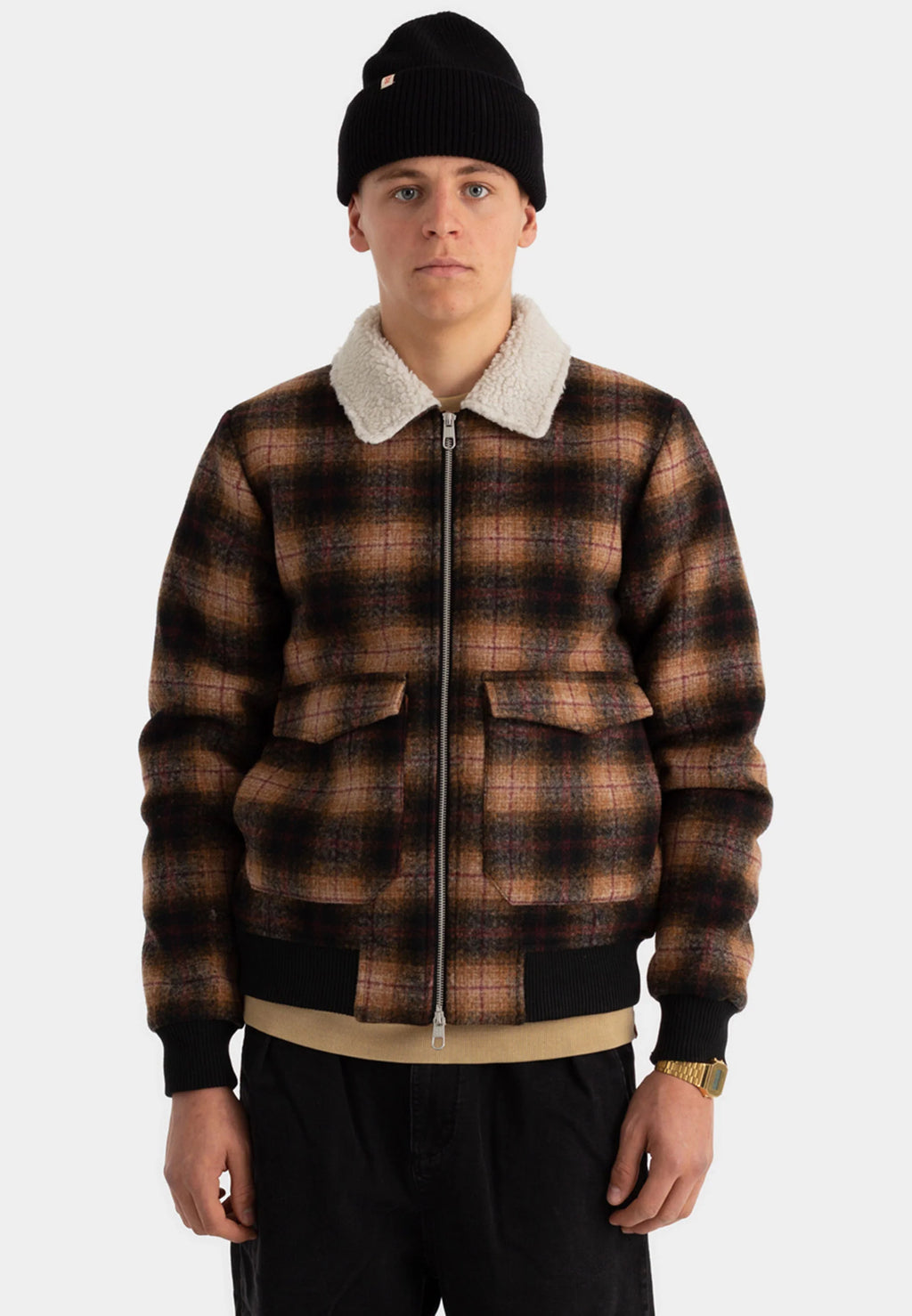 REVOLUTION - Flight Jacket / 7781 - Black