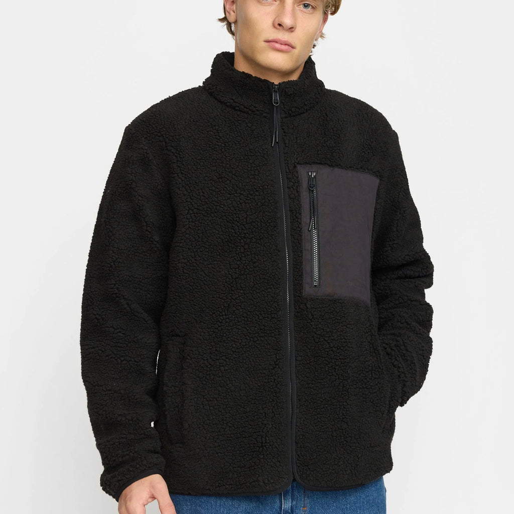 REVOLUTION - Pocket Teddy Jacket / 7816 - Black