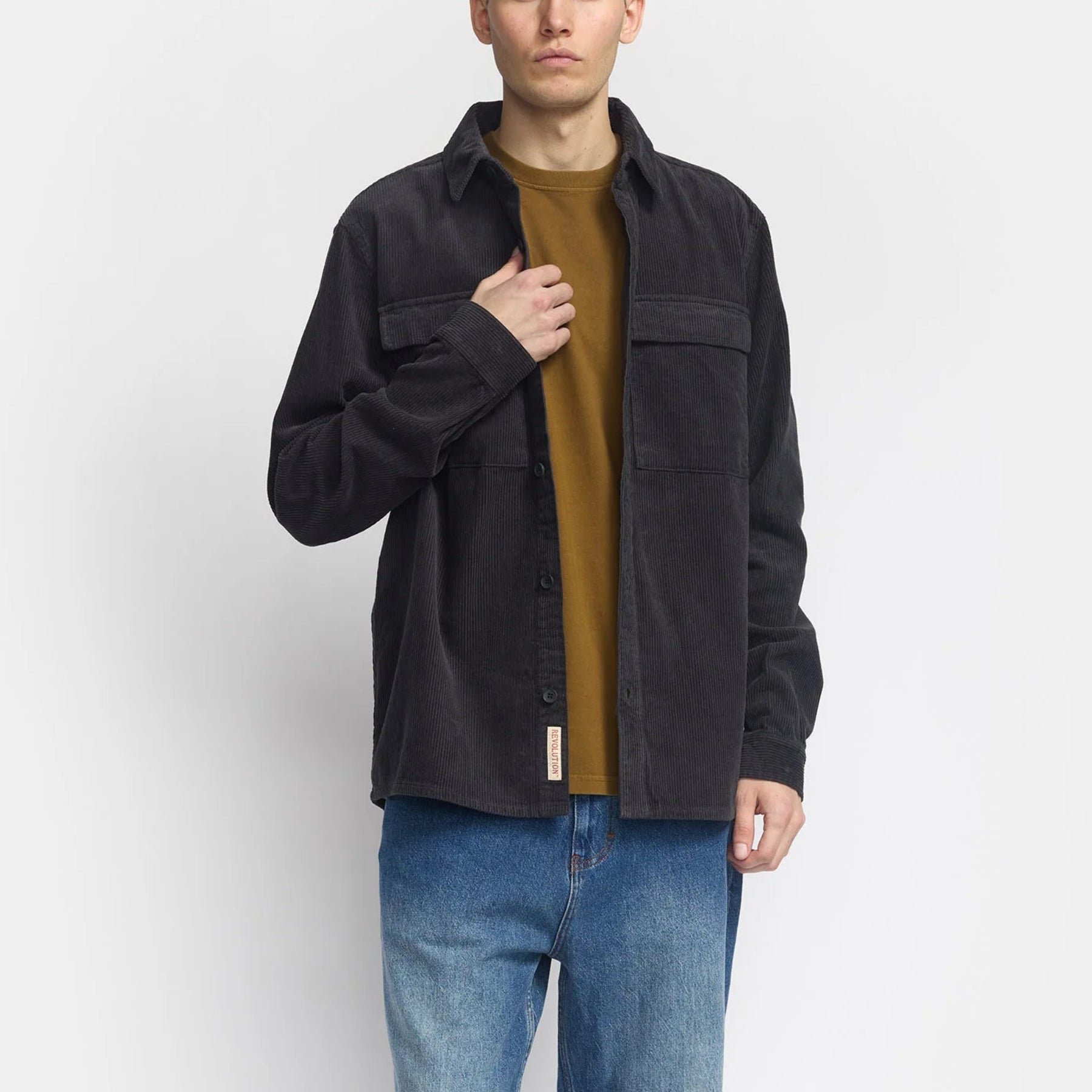 REVOLUTION - Utility Shirt / 3776 - Darkgrey