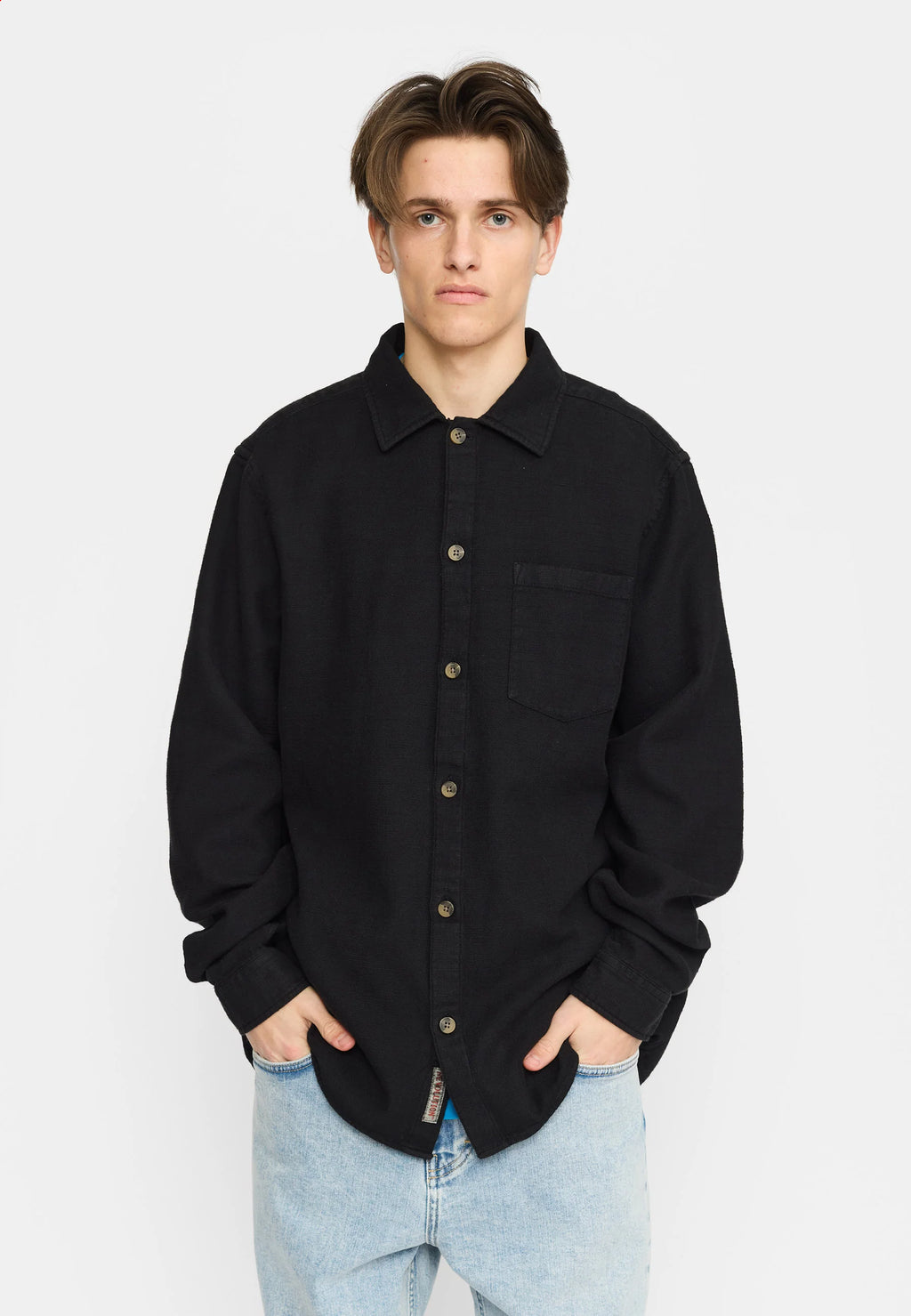 REVOLUTION - Casual Shirt / 3997 - Black