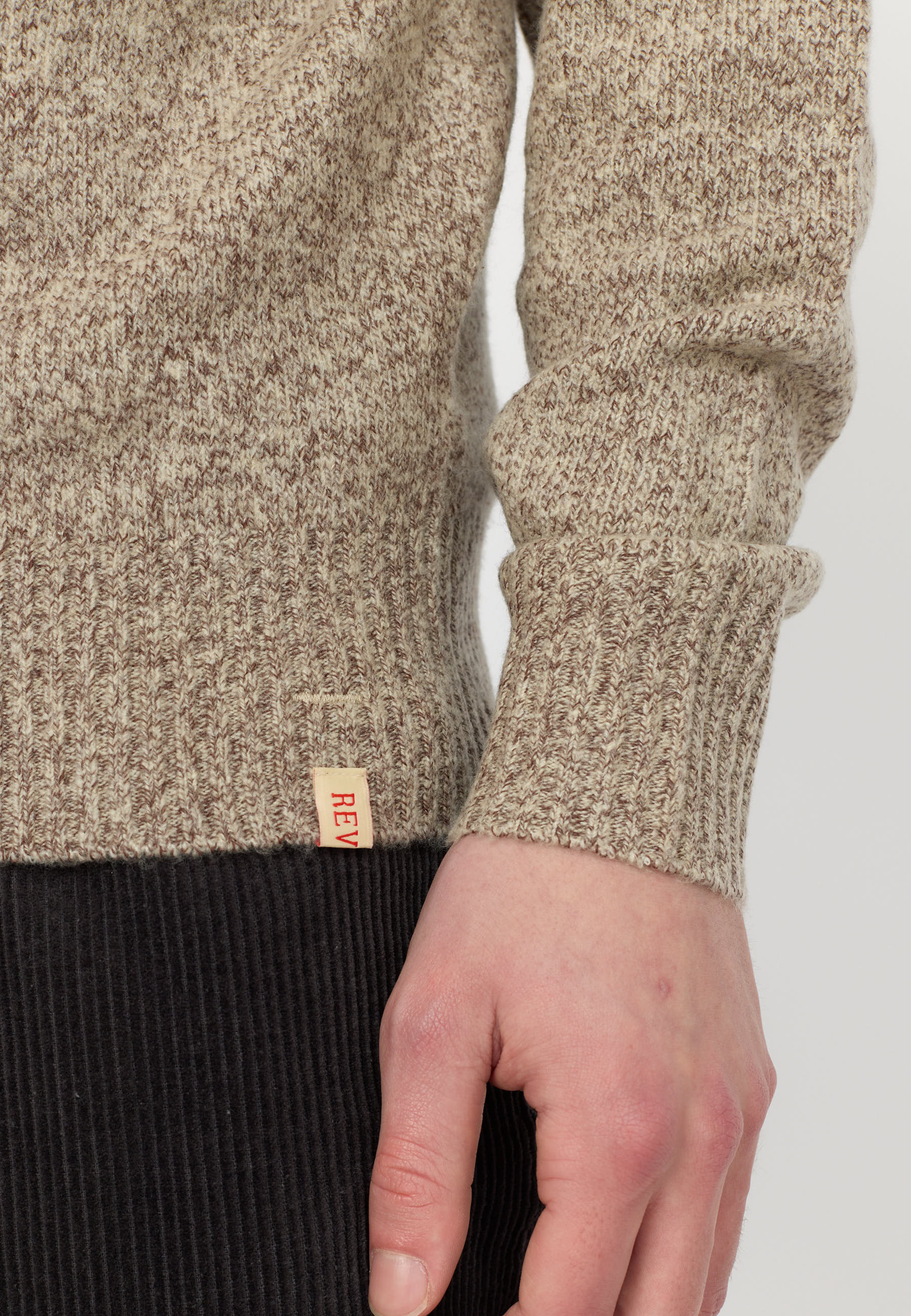 REVOLUTION - Knit Sweater / 6537 - Offwhite