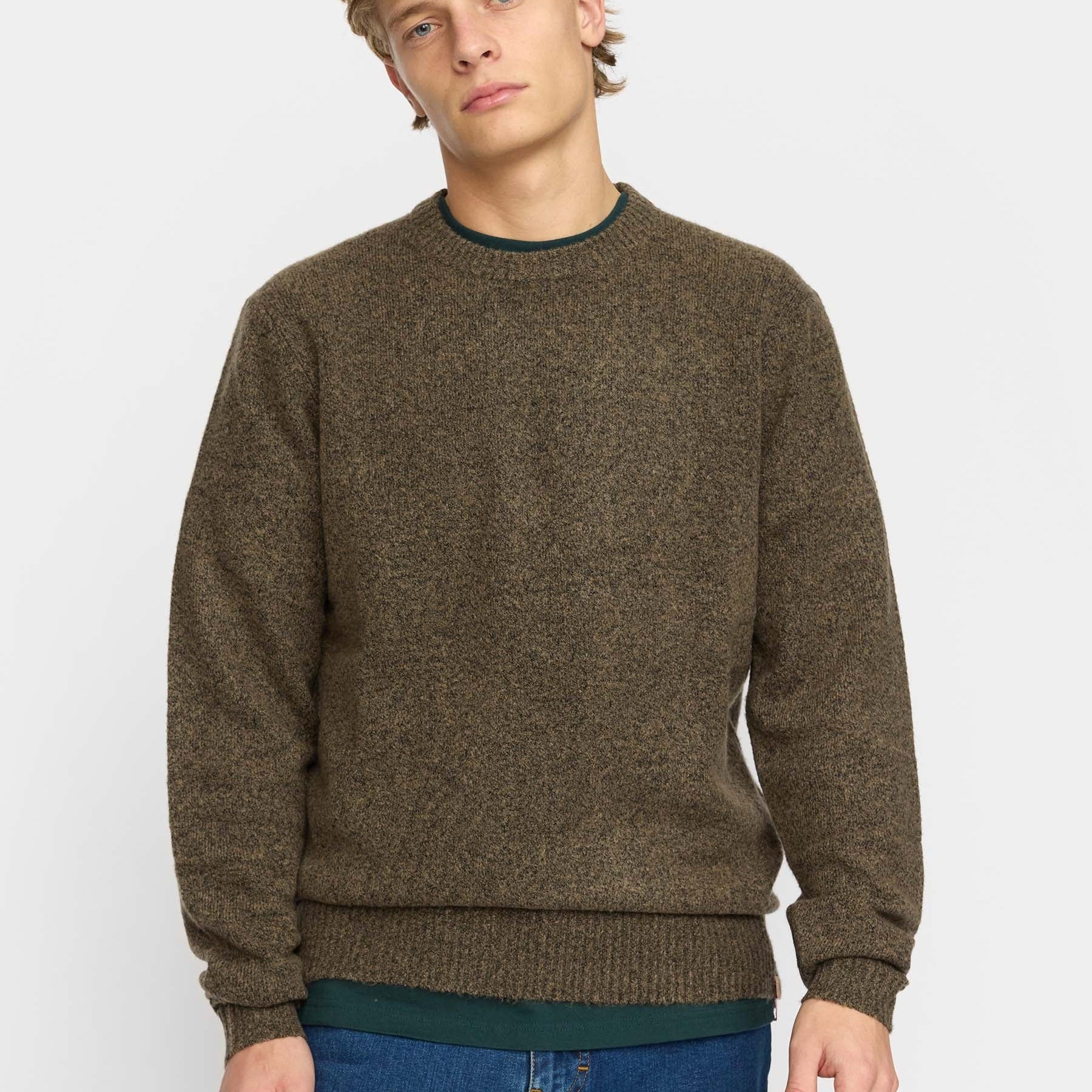 REVOLUTION - Knit Sweater / 6537 - Brown