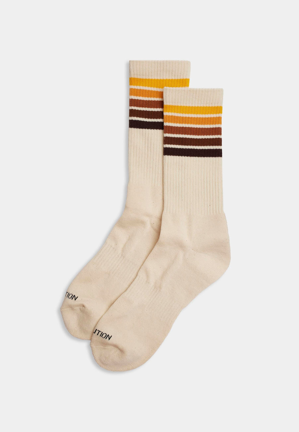 REVOLUTION - Jaquard Crew Sock / 8908 - Offwhite