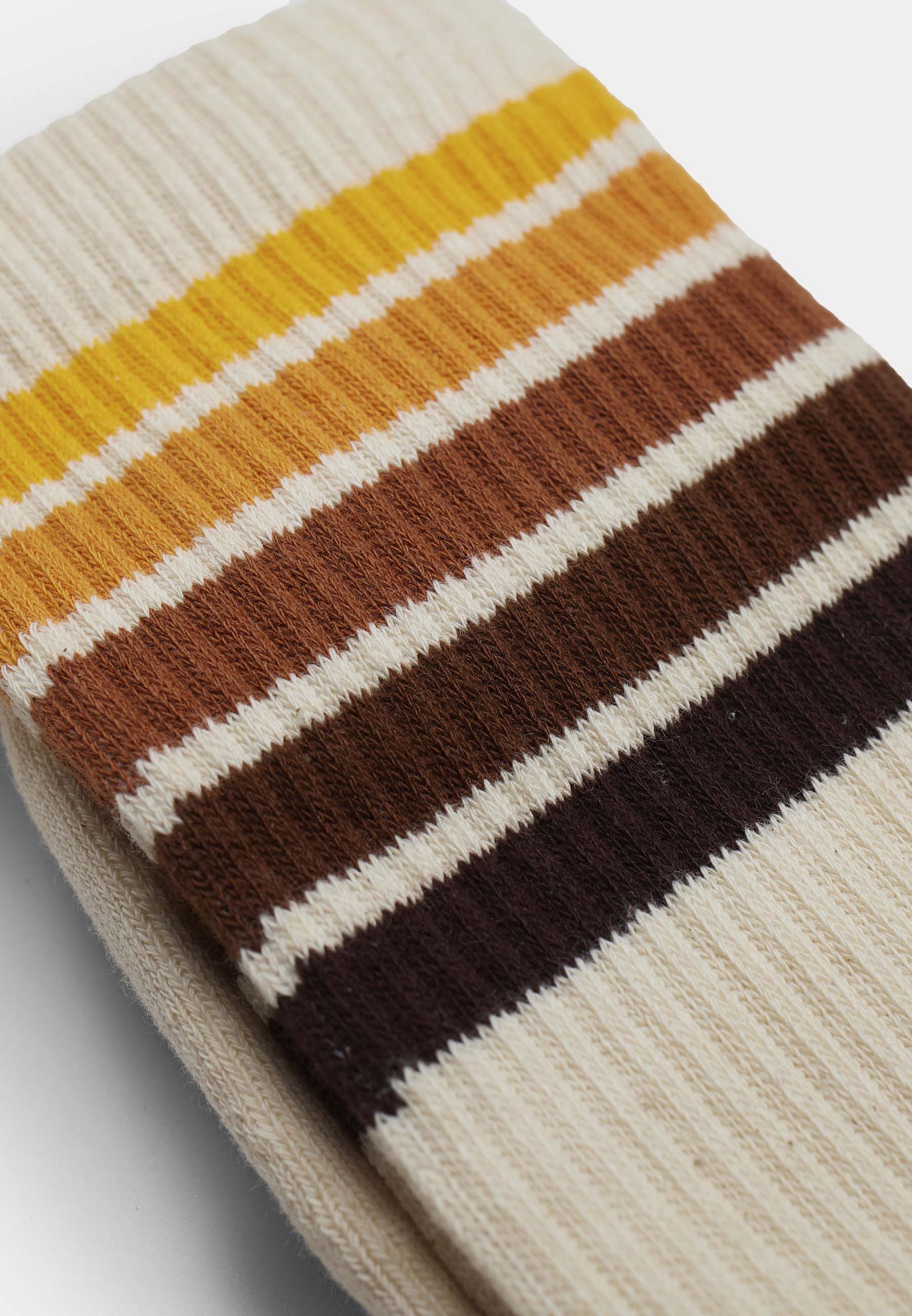 REVOLUTION - Jaquard Crew Sock / 8908 - Offwhite