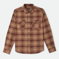 Brixton - Bowery Flannel Chocolate/Khaki